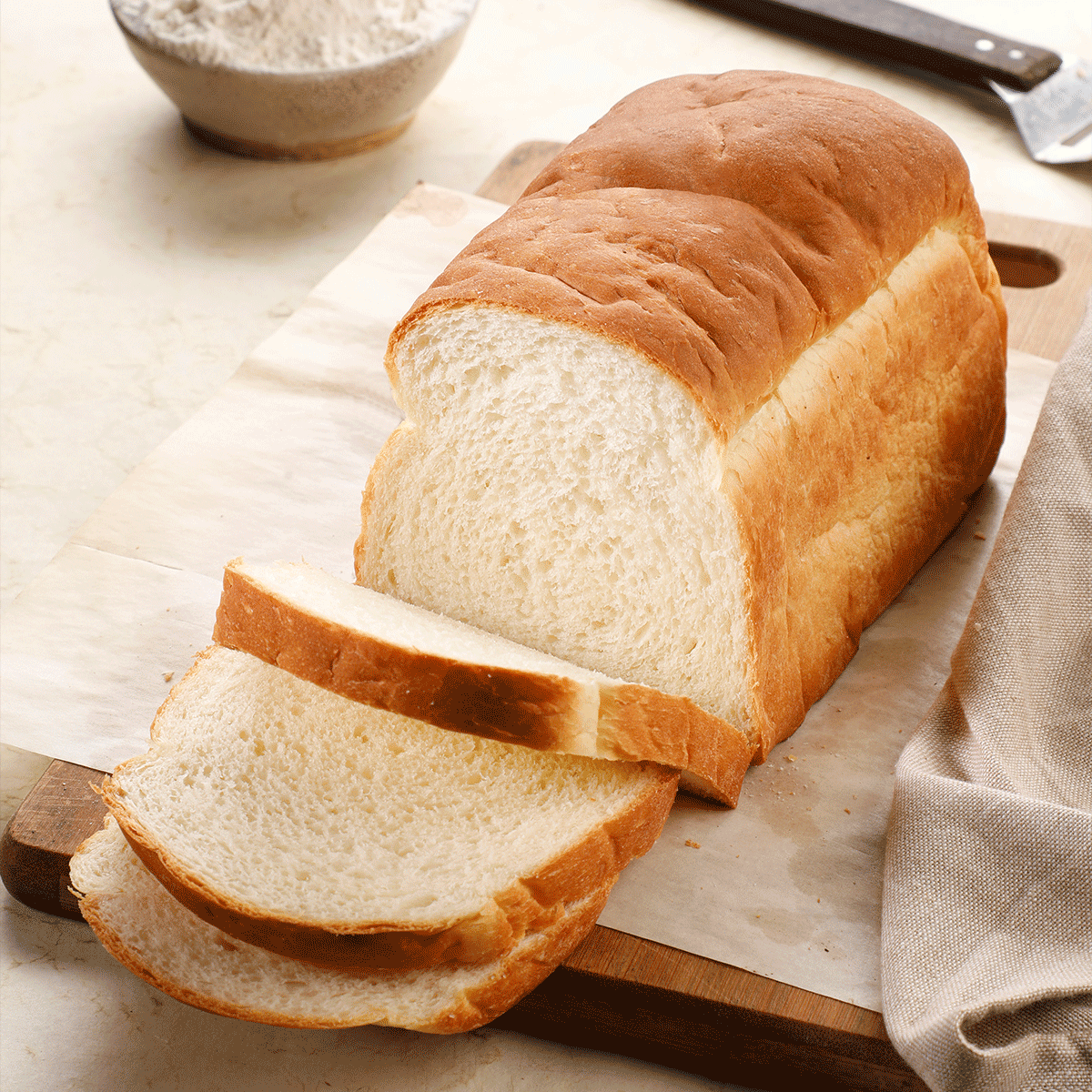 White Sandwich Loaf